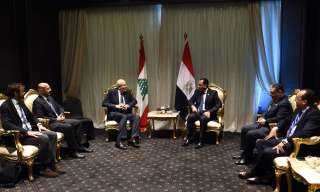 رئيس الوزراء يلتقي نظيره اللبنانى...