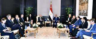 الرئيس السيسي يستقبل المستشار الألماني...