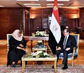 الرئيس السيسي رئيسة جمهورية تنزانيا...
