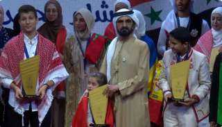 محمد بن راشد يتوج الطفلة...