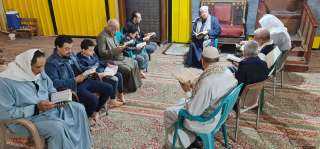 مجالس الإقراء على كبار القراء...