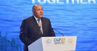 شكري: الرئاسة المصرية لـCOP27 تولى...