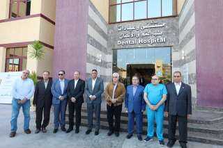 وزير التعليم العالى يتفقد جامعة...