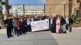 الشباب والرياضة تنظم لقاء طلابي...