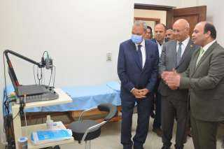 محافظ القليوبية ورئيس جامعة بنها...