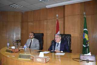 محافظ المنيا يتابع نسب تنفيذ...
