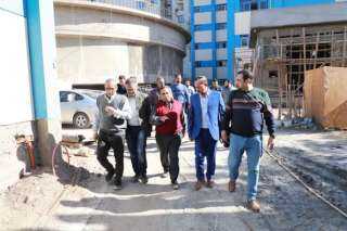رئيس مياه أسيوط يتفقد أعمال...