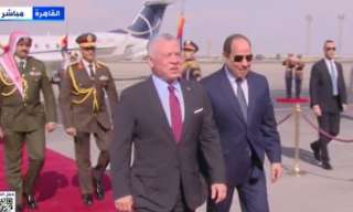 الرئيس السيسى يستقبل عاهل الأردن...