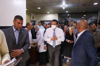وزير الصحة يزور مستشفى قويسنا.....