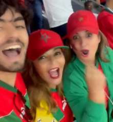 شاهد.. سميرة سعيدة تحتفل بالمنتخب...