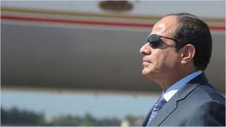 الرئيس السيسي يصل الى العاصمة...