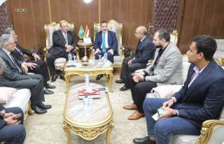محافظ المنوفية يستقبل رئيس الاتحاد...