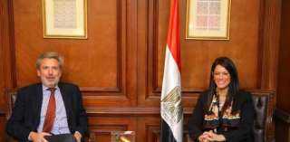 رانيا المشاط تبحث مع السفير...