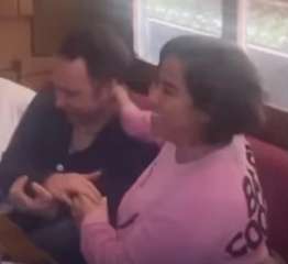 بالصور.. وصلة رقص هستيرية لشيرين...