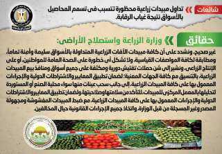 الحكومة تنفى تداول مبيدات زراعية...