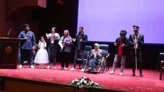 احتفالية ذوى الهمم بجامعة المنصورة...