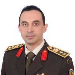 العقيد إسلام مهدى سعيد متحدثا...