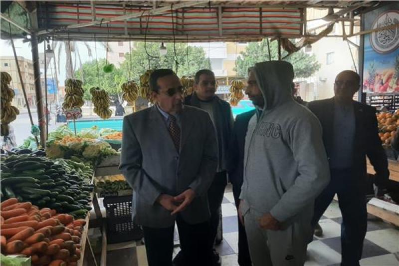 شوشه يتفقد عدد من المشروعات الكبرى بالعريش