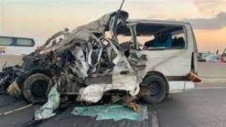 إصابة 4 أشخاص فى حادث...