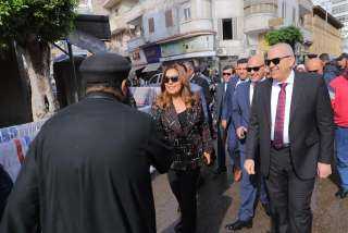 خلال زيارتها لكنيسة العذراء مريم......