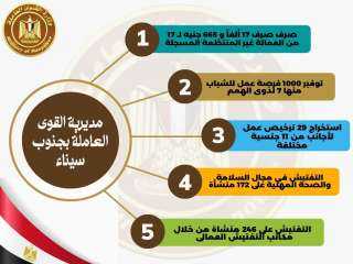 بالإنفوجراف .. خدمات قدمتها مديريات...