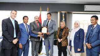 وفد مكتب مؤسسة حياة كريمة...