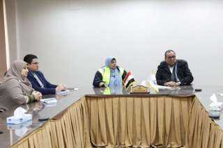 رئيس مياه بني سويف تتابع...