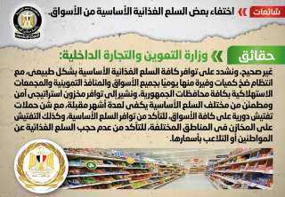 الحكومة تنفى اختفاء بعض السلع...