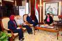 وزيرة الهجرة تستقبل سفير الاتحاد...