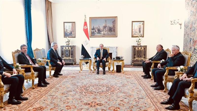 الرئيس السيسي يستقبل وزير خارجية إيطاليا