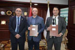 محافظ بني سويف يوقع بروتوكول...