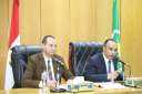 نائب محافظ المنيا يعقد الاجتماع...