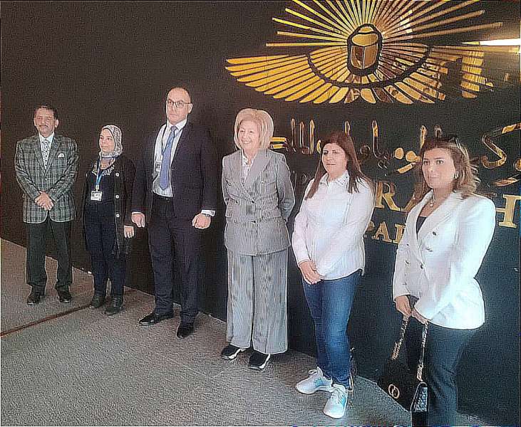 المتحف القومي للحضارة المصرية يستقبل وزيرة الثقافة بالمملكة الأردنية الهاشمية