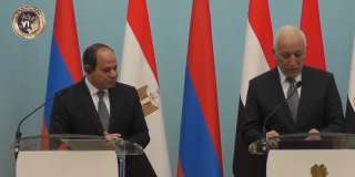 بث مباشر.. مؤتمر صحفي للرئيس...