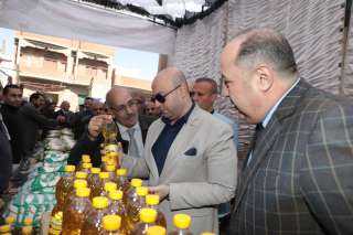 محافظ بني سويف يتفقد شادر...