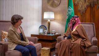 ولى العهد السعودى ووزيرة خارجية...