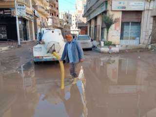 رفع مياه الأمطار وتغيير خطوط...