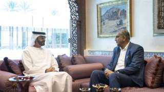 الشيخ محمد بن زايد يستقبل...