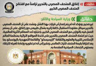 الحكومة تنفى إغلاق المتحف المصري...