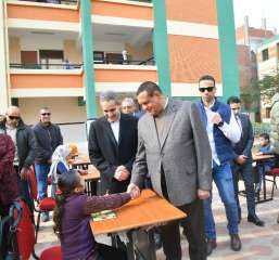 وزير التنمية المحلية ومحافظ الغربية...