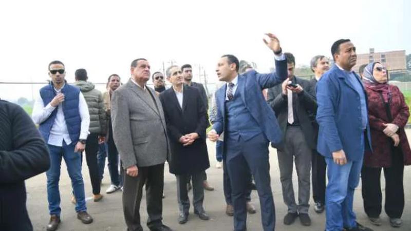 وزير التنمية المحلية ومحافظ الغربية