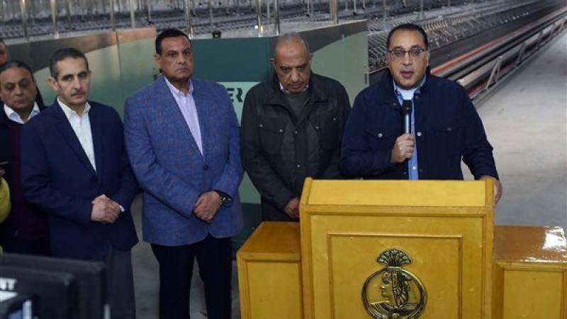 مدبولي خلال زيارته اليوم لمدينة المحلة الكبرى