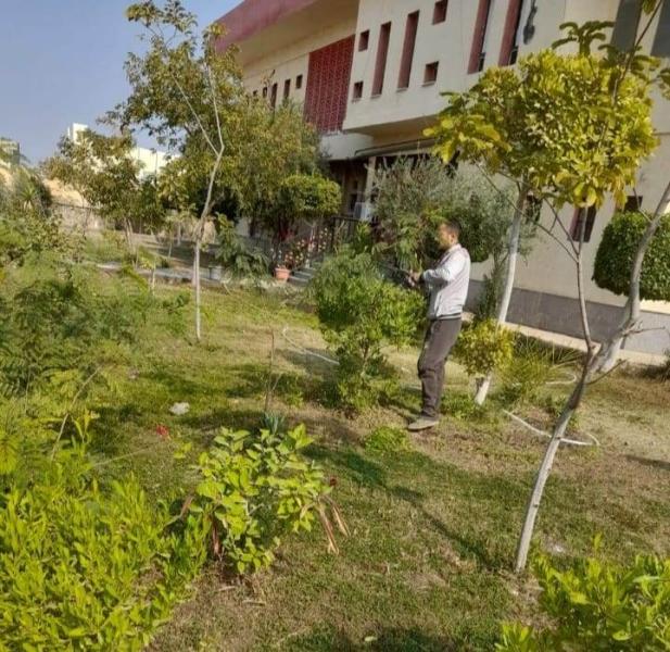 تكثيف أعمال النظافة والتجميل وإزالة مخالفات البناء بمدينة وقرى مركز بني سويف