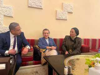 وزيرة البيئة تلتقى بصاحبة السمو...