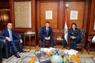 وزيرة التعاون الدولي تستقبل نائب...