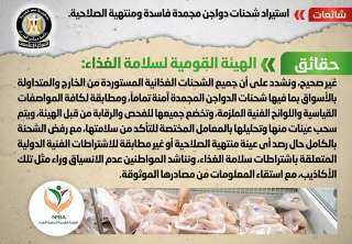 الحكومة تنفى استيراد شحنات دواجن...