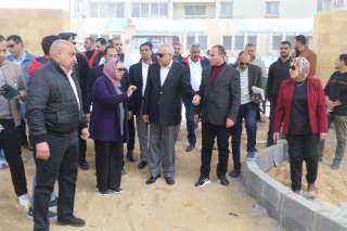 محافظ الجيزة يتفقد أعمال التطوير...
