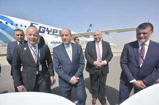 وزير الطيران المدنى يشهد مراسم...