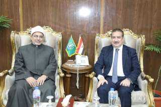 محافظ المنوفية يستقبل رئيس جامعة...
