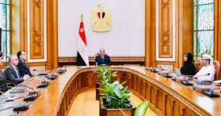 السيسي يستقبل رئيس موانئ أبوظبى.....